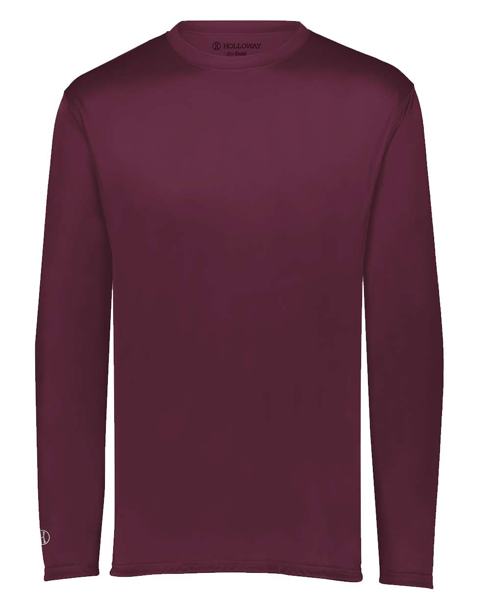 Men's Momentum Long Sleeve T-Shirt - Front - B11664533 - Maroon