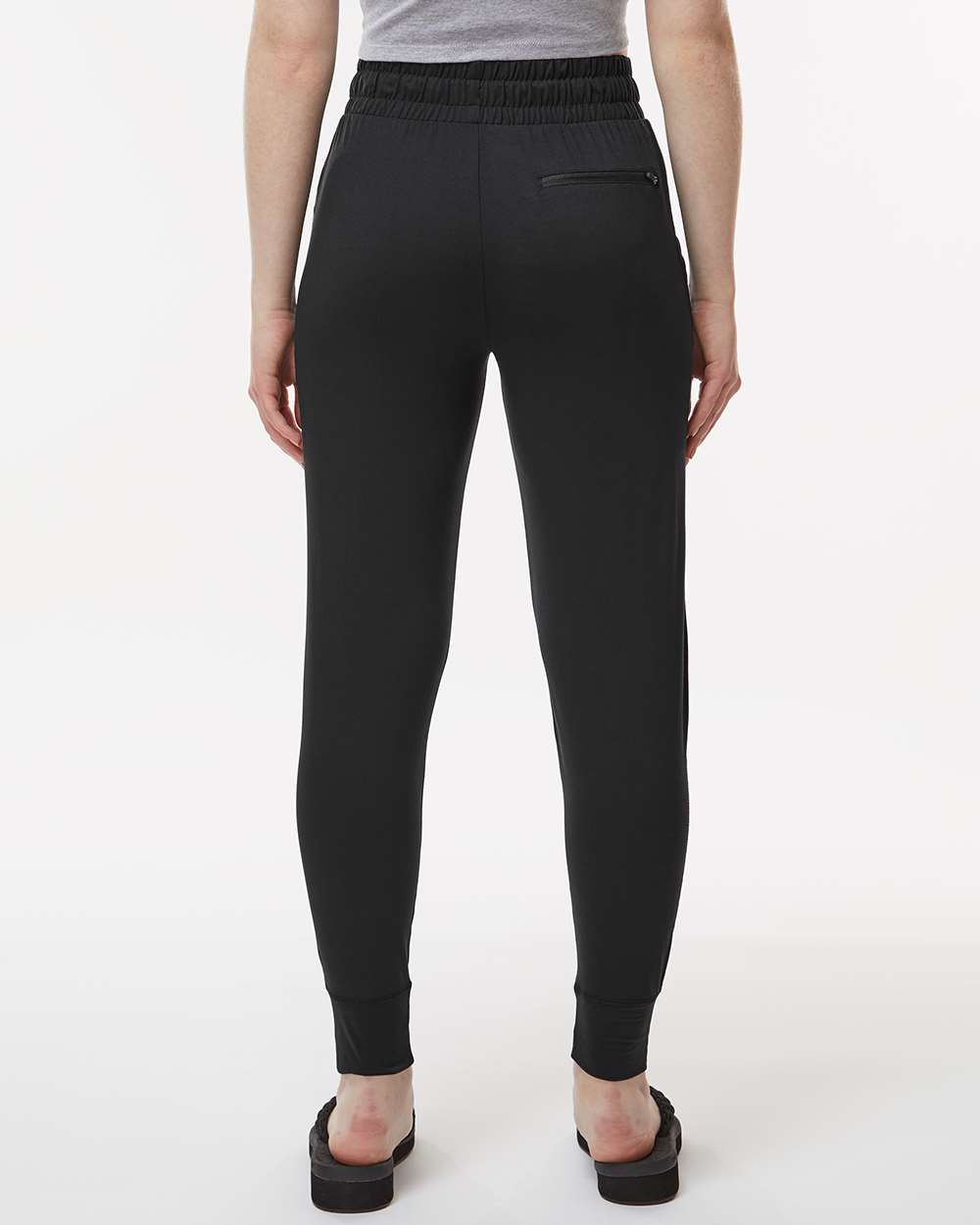 Women's Eco Revive™ Ventura Soft Knit Joggers - OnModelBack - B23364502 - Black