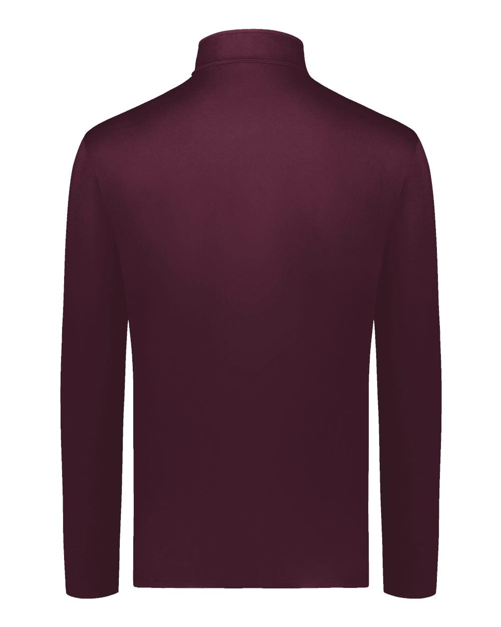 Men's CoolCore® Quarter-Zip Pullover - Back - B25164533 - Maroon