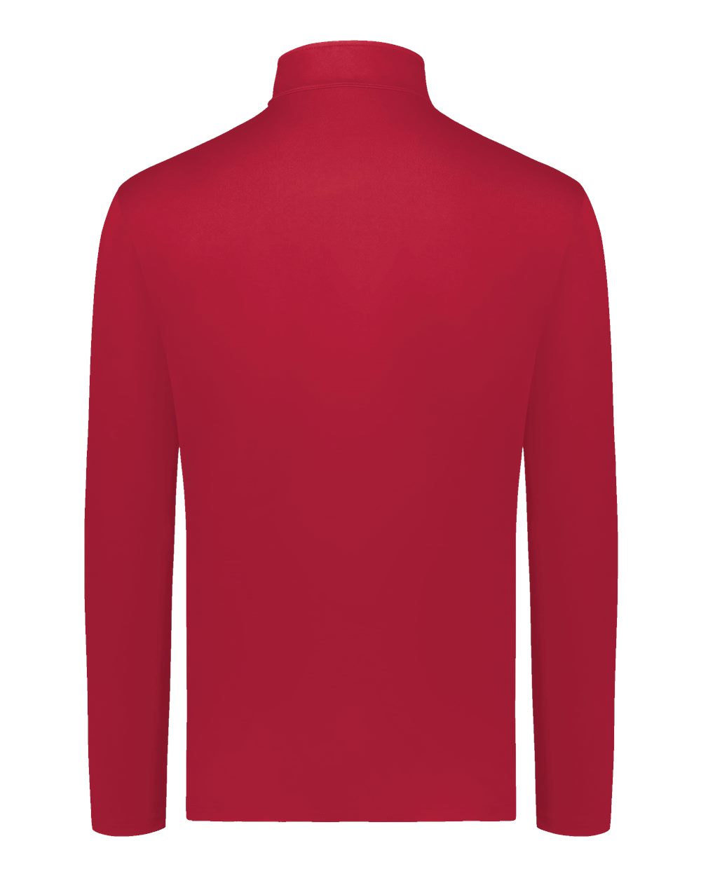 Men's CoolCore® Quarter-Zip Pullover - Back - B25164703 - Scarlet