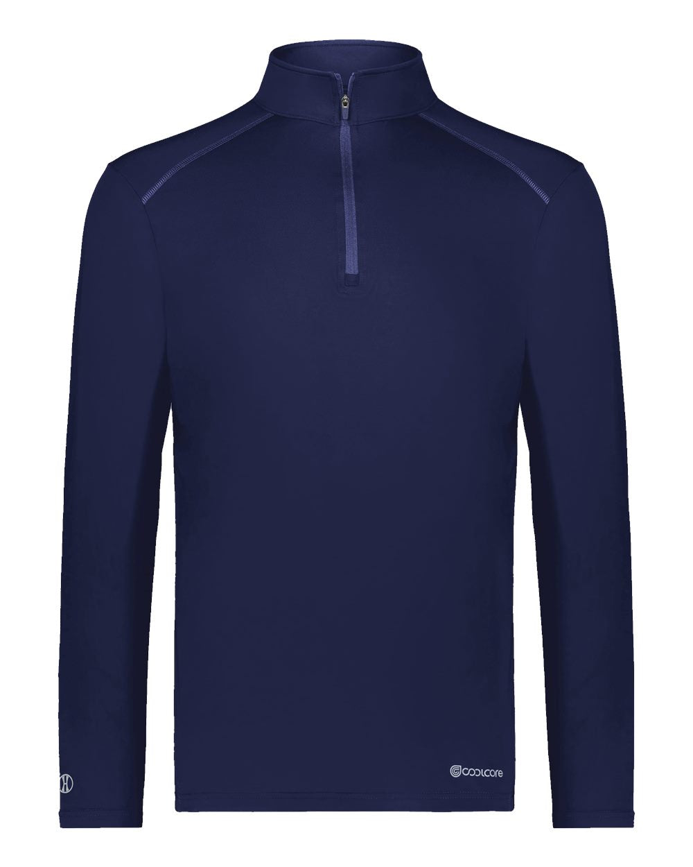 Men's CoolCore® Quarter-Zip Pullover - Front - B25164653 - Navy