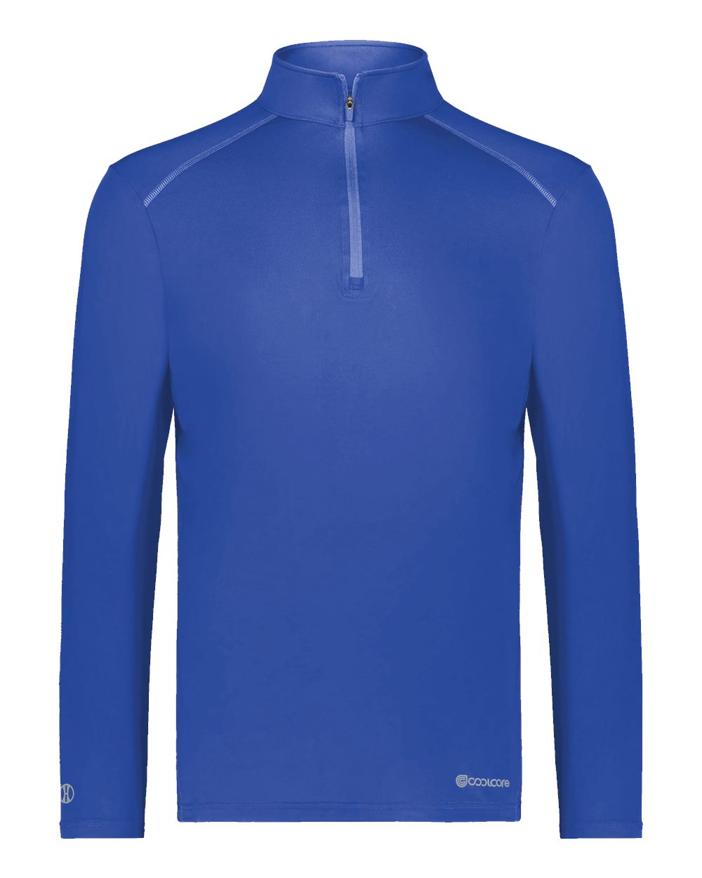 Men's CoolCore® Quarter-Zip Pullover - Front - B25164753 - Royal