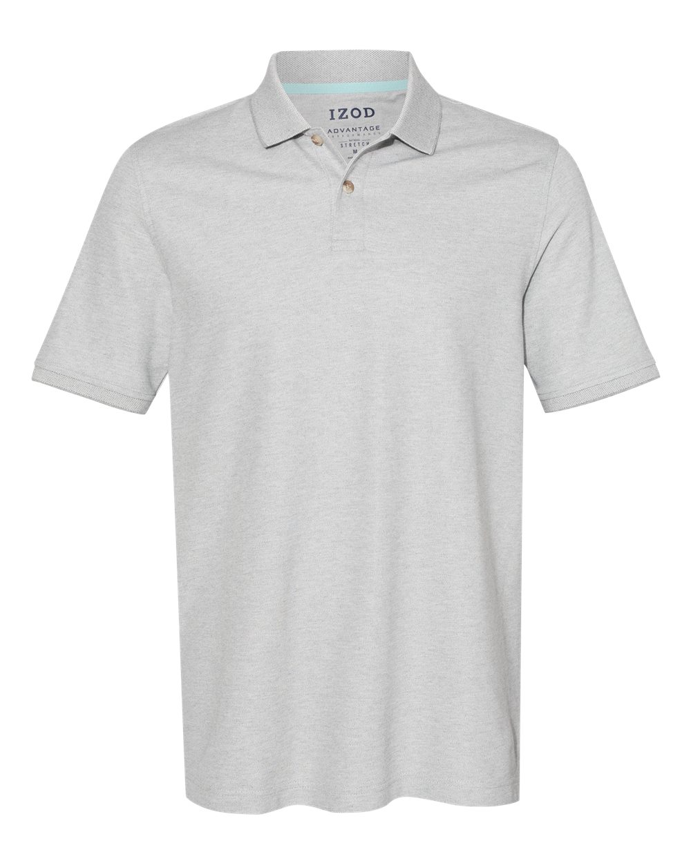 Men's Advantage Performance Polo - Front - B14498588 - Light Grey Heather
