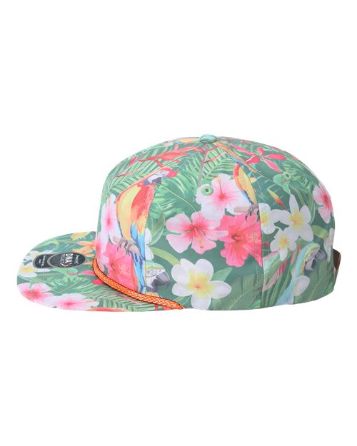 The Aloha Rope Cap - DirectSide - B59795100 - Hawaiin Rainforest