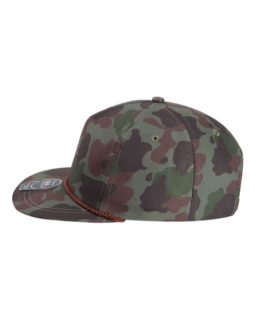 The Aloha Rope Cap - DirectSide - B59795980 - Frog Skin Camo/ Green