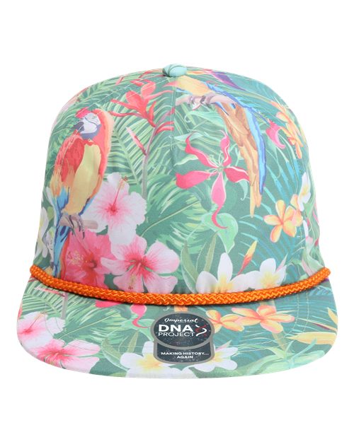 The Aloha Rope Cap - Front - B59795100 - Hawaiin Rainforest