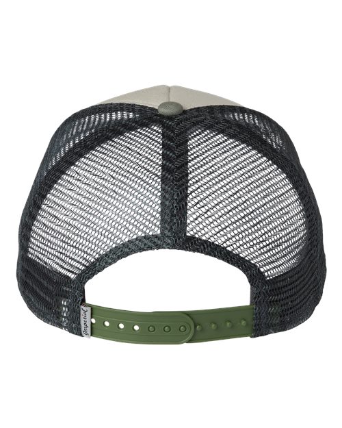 North Country Trucker Cap - Back - B90995240 - Stone/ Moss/ Charcoal