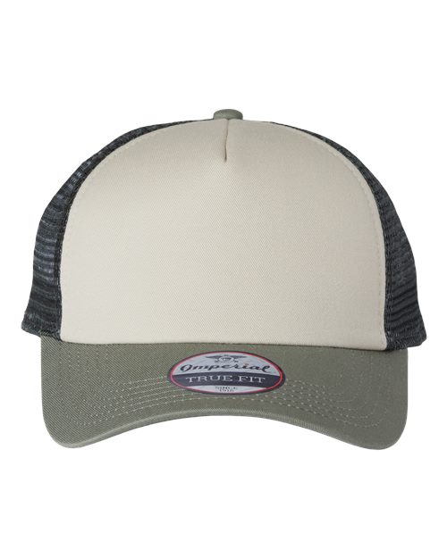 North Country Trucker Cap - Front - B90995240 - Stone/ Moss/ Charcoal