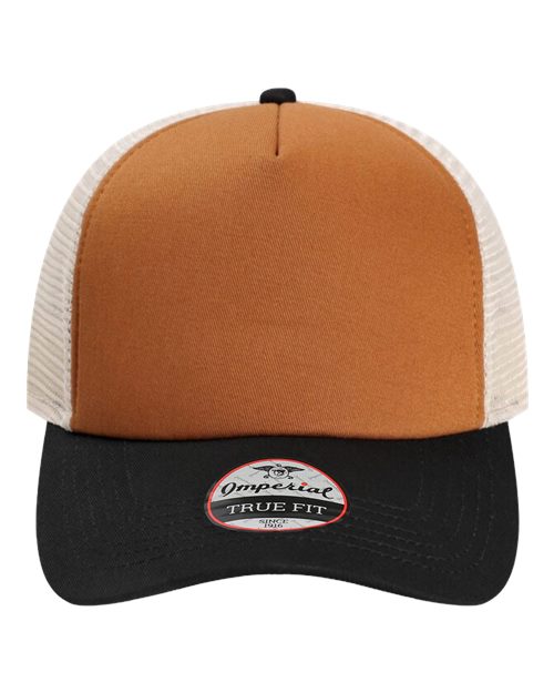 North Country Trucker Cap - Front - B90995600 - Buckthorn Brown/ Black/ Stone