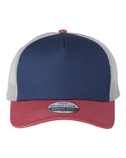 North Country Trucker Cap - Front - B90995750 - Royal/ Nantucket/ Grey
