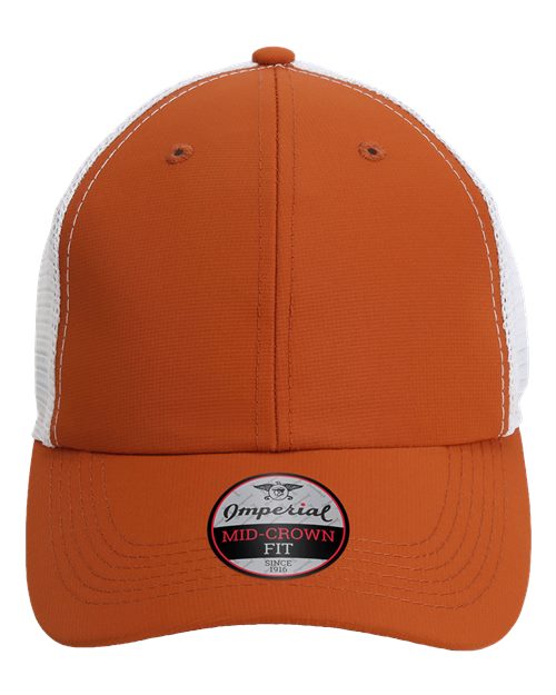 The Original Sport Mesh Cap - Front - B92595660 - Burnt Orange/ White
