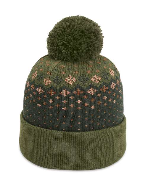 The Baniff Cuffed Beanie - Front - B11495540 - Avocado