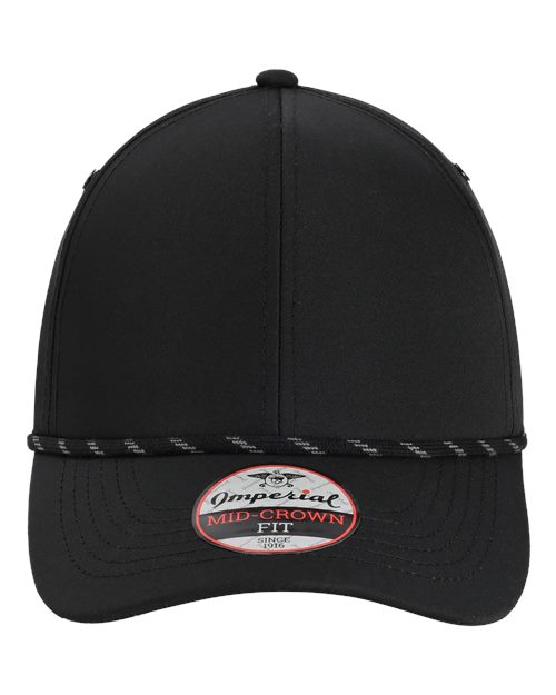 The Habanero Performance Rope Cap - Front - B11595500 - Black
