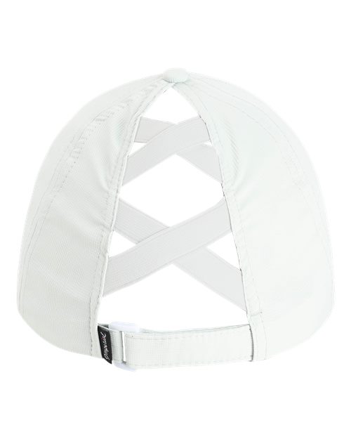 The Hinsen Women's Performance Ponytail Cap - Back - B11695560 - Winter Green