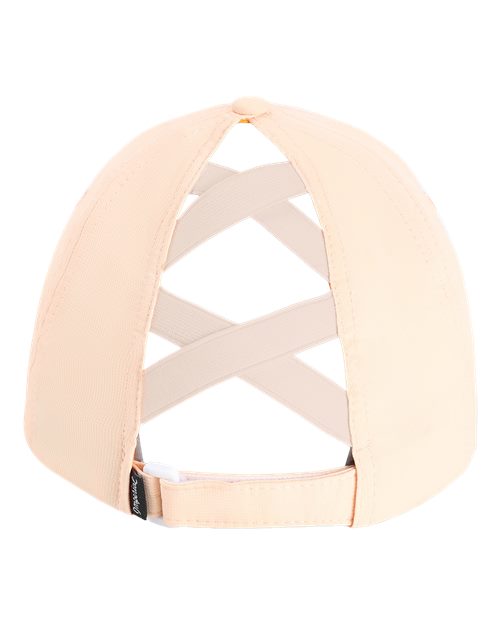 The Hinsen Women's Performance Ponytail Cap - Back - B11695690 - Peach