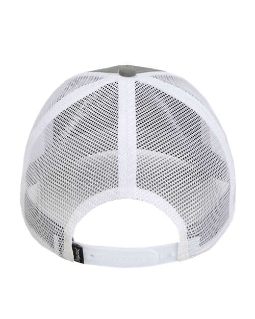 The Night Owl Performance Rope Cap - Back - B12395090 - Grey/ White