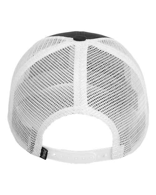 The Night Owl Performance Rope Cap - Back - B12395500 - Black/ White
