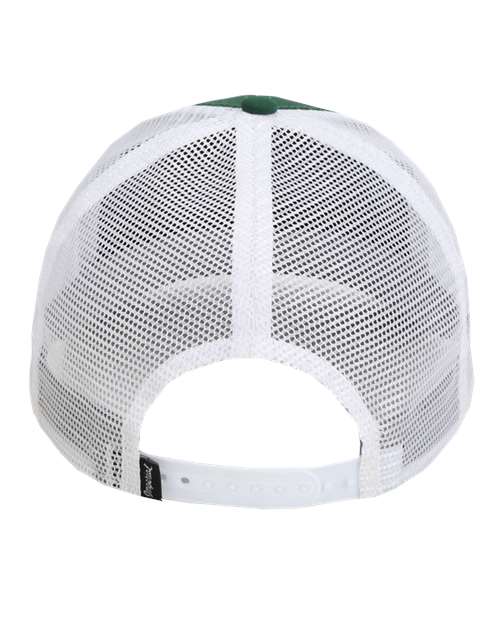 The Night Owl Performance Rope Cap - Back - B12395540 - Forest/ White