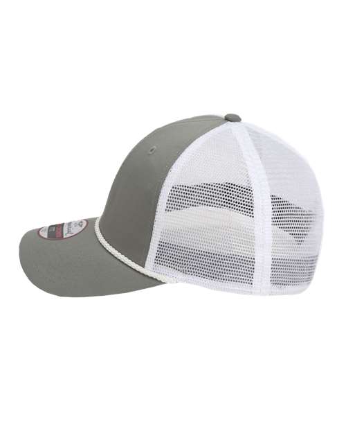 The Night Owl Performance Rope Cap - DirectSide - B12395090 - Grey/ White