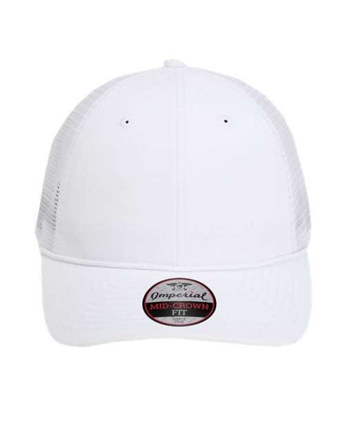 The Night Owl Performance Rope Cap - Front - B12395000 - White/ White