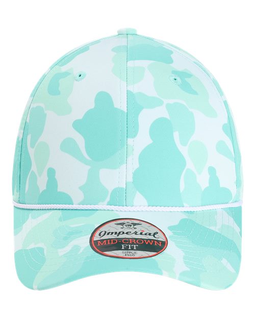 The Outtasite Cap - Front - B22495170 - Frog Skin Camo Aqua