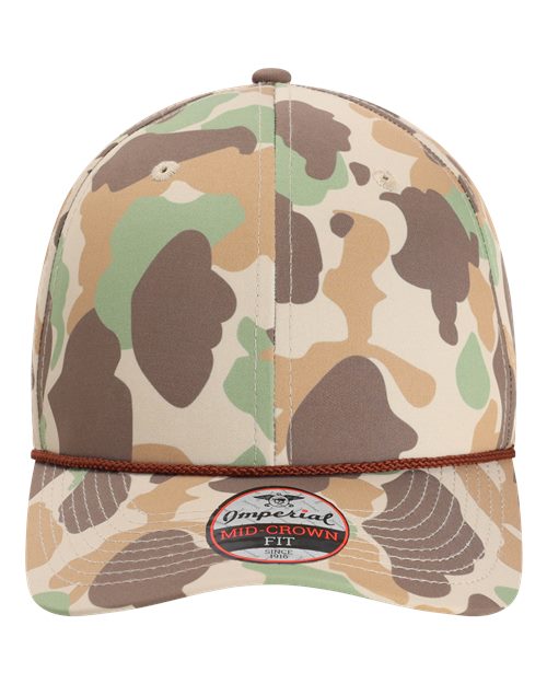 The Outtasite Cap - Front - B22495540 - Frog Skin Camo/ Brown