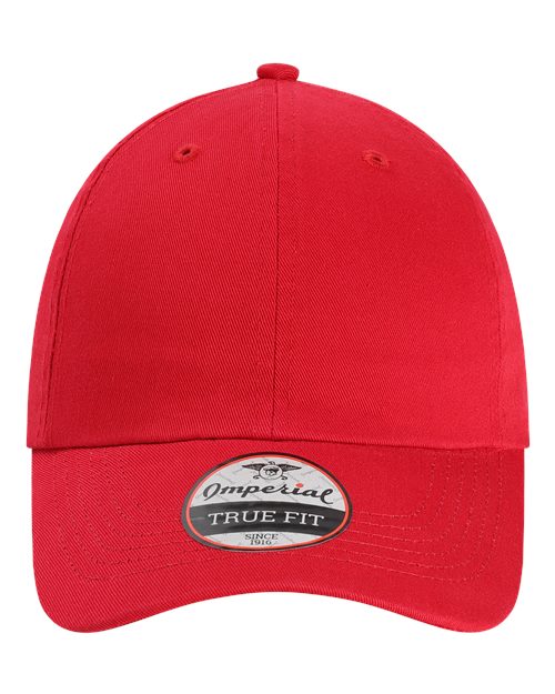 The Original Buckle Dad Hat - Front - B25195150 - Red