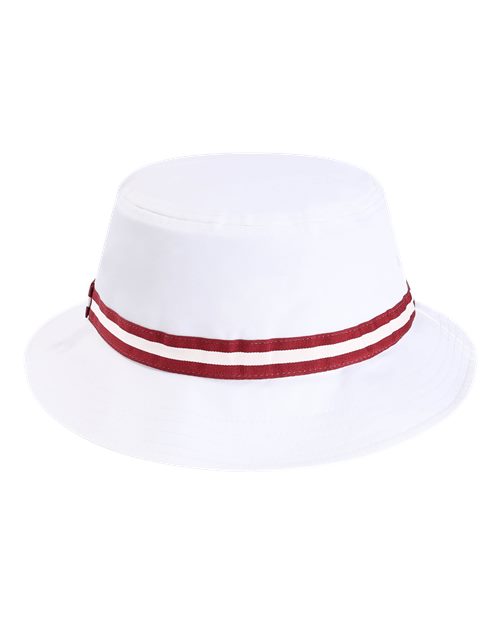 The Oxford Performance Bucket - Back - B25695130 - White/ Maroon
