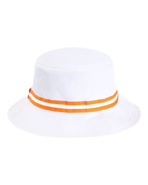 The Oxford Performance Bucket - Back - B25695160 - White/ Orange