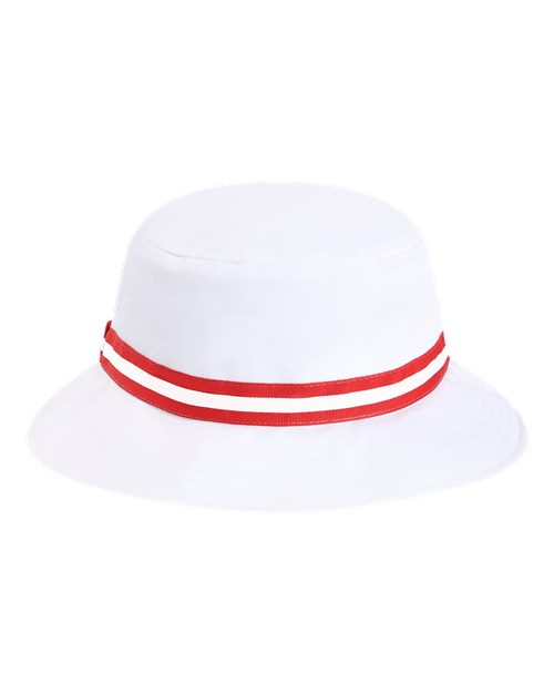 The Oxford Performance Bucket - Back - B25695170 - White/ Red