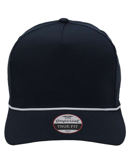 The Wrightson Cap - Front - B51195010 - Navy/ White