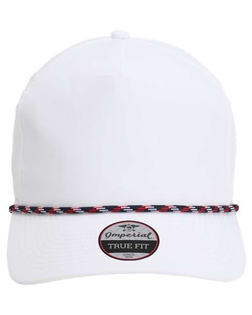 The Wrightson Cap - Front - B51195080 - White/ Navy-Red