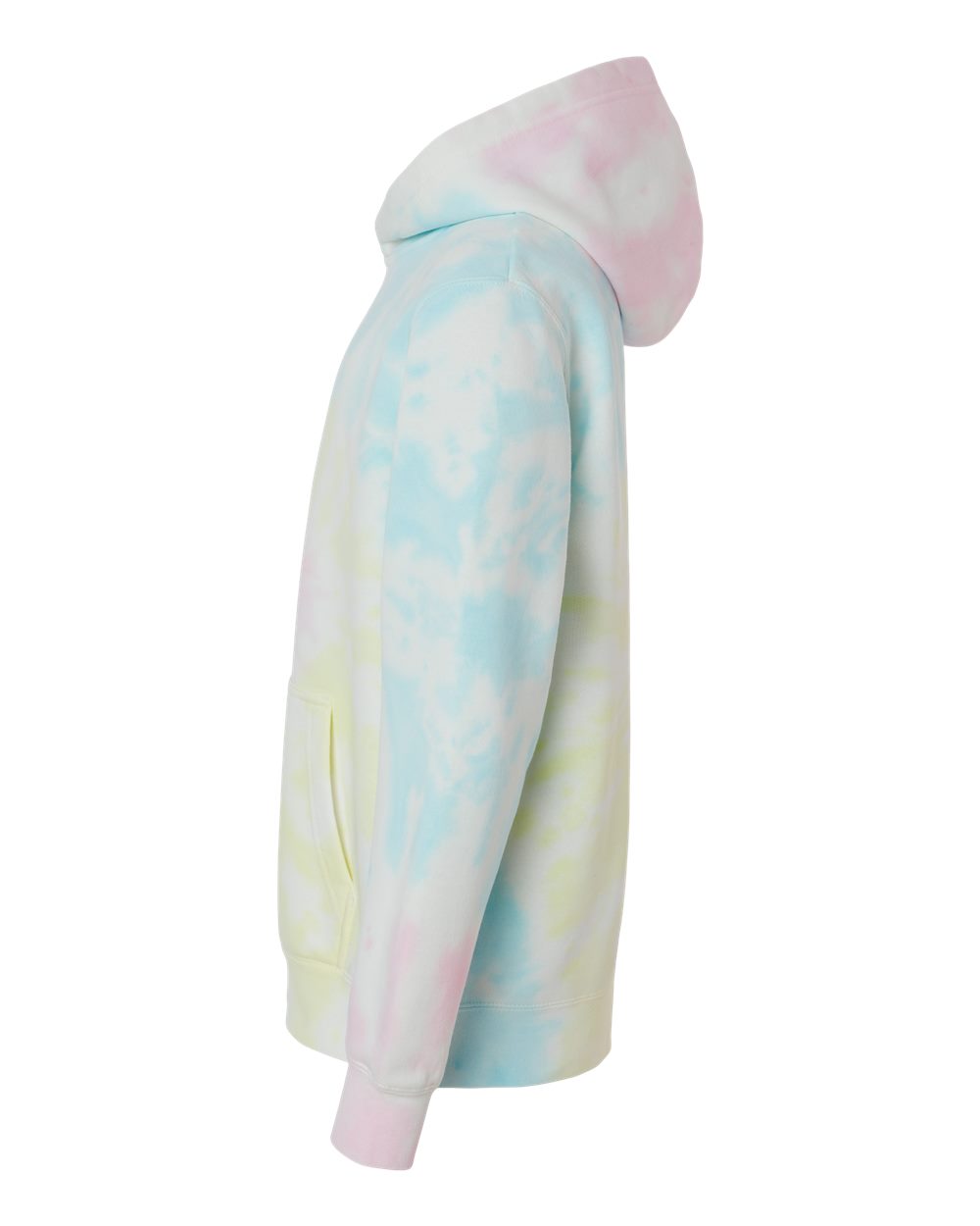 Youth Midweight Tie-Dyed Hooded Sweatshirt - DirectSide - B03576112 - Tie Dye Sunset Swirl
