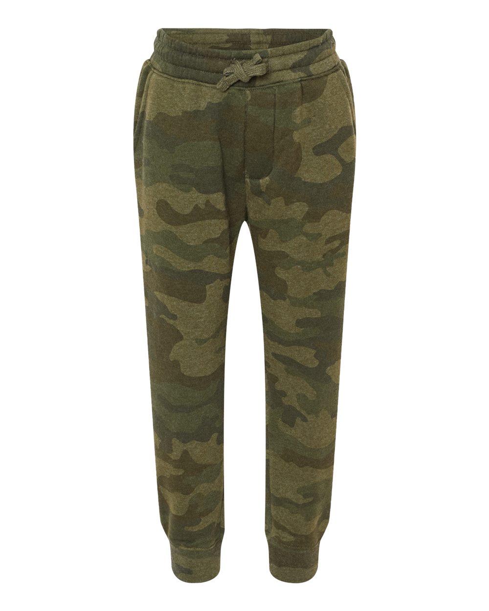 Youth Lightweight Special Blend Sweatpants - Front - B03676623 - Forest Camo Heather