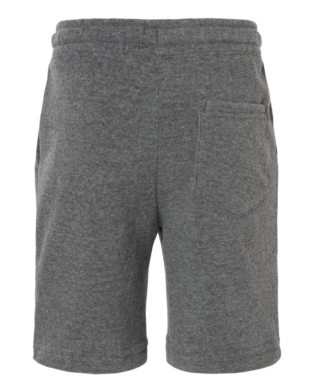 Youth Lightweight Special Blend Fleece Shorts - Back - B03776354 - Nickel