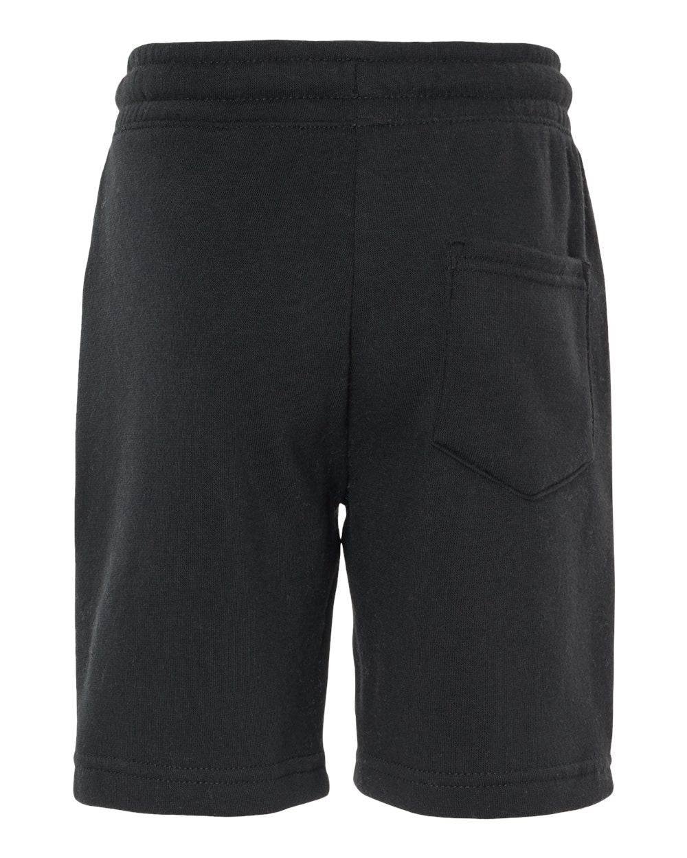 Youth Lightweight Special Blend Fleece Shorts - Back - B03776504 - Black