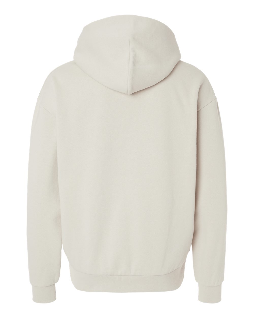 Unisex Mainstreet Hooded Sweatshirt - Back - B04176242 - Ivory