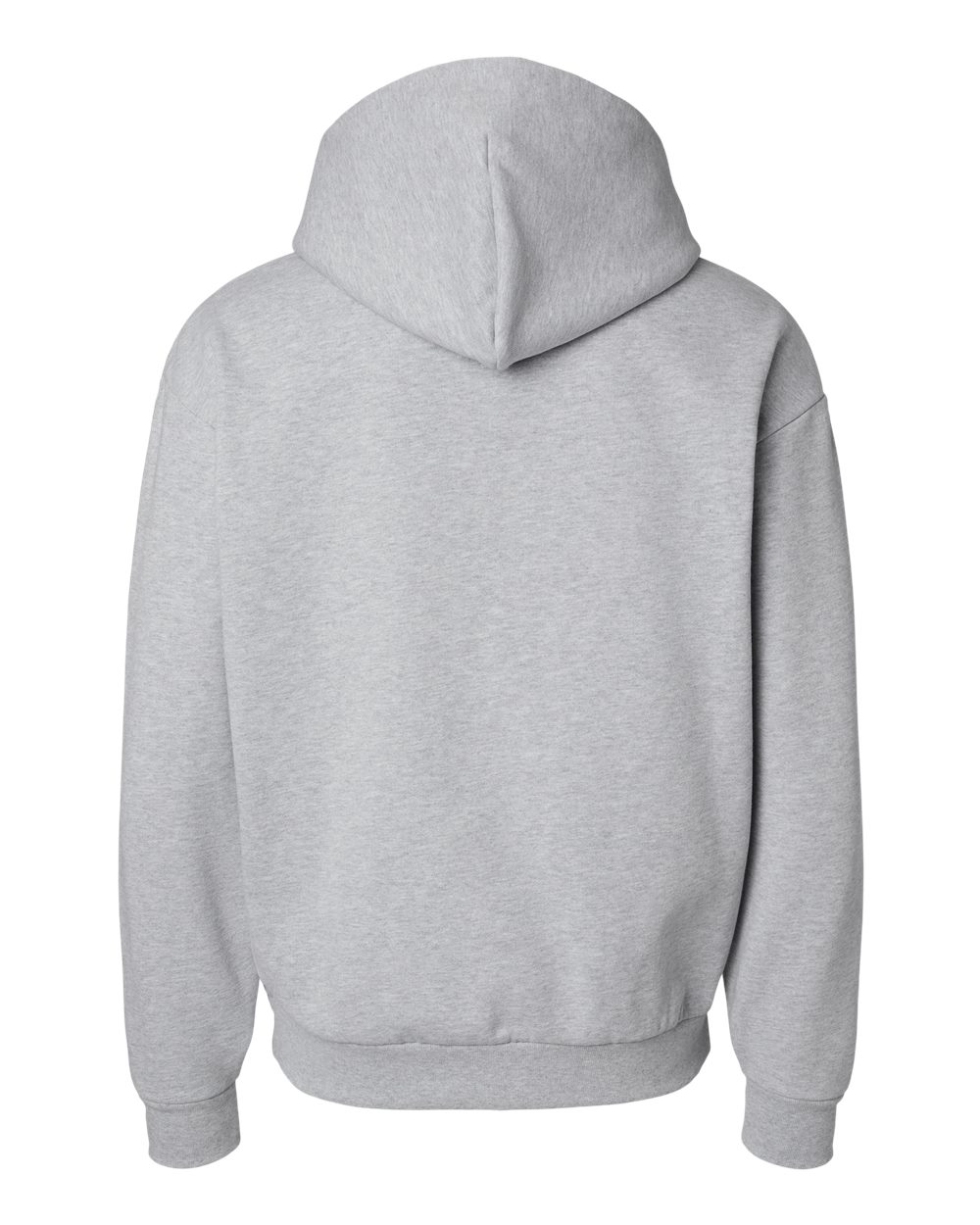 Unisex Mainstreet Hooded Sweatshirt - Back - B04176352 - Grey Heather