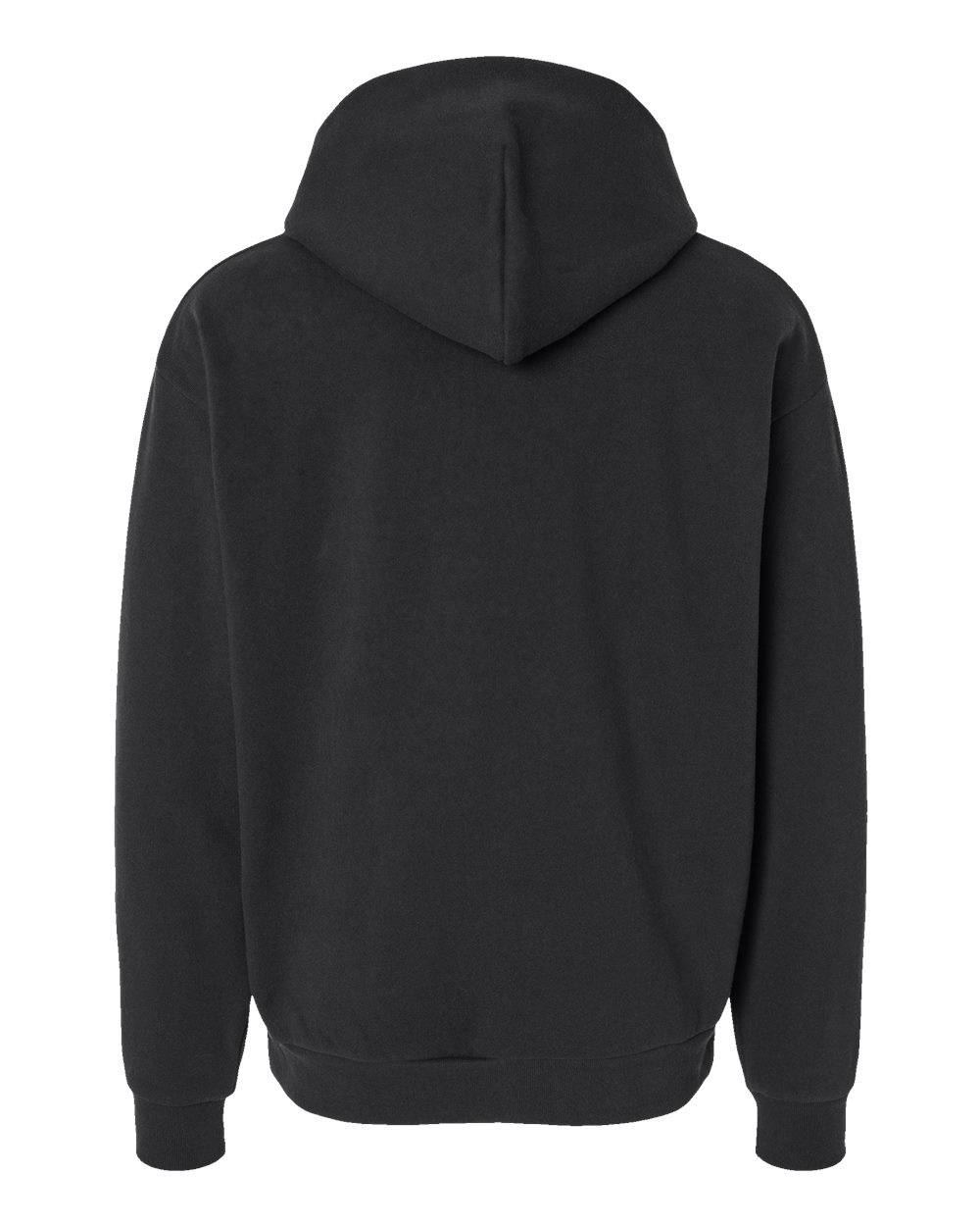 Unisex Mainstreet Hooded Sweatshirt - Back - B04176502 - Black