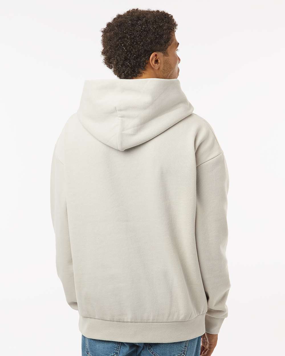 Unisex Mainstreet Hooded Sweatshirt - OnModelBack - B04176242 - Ivory