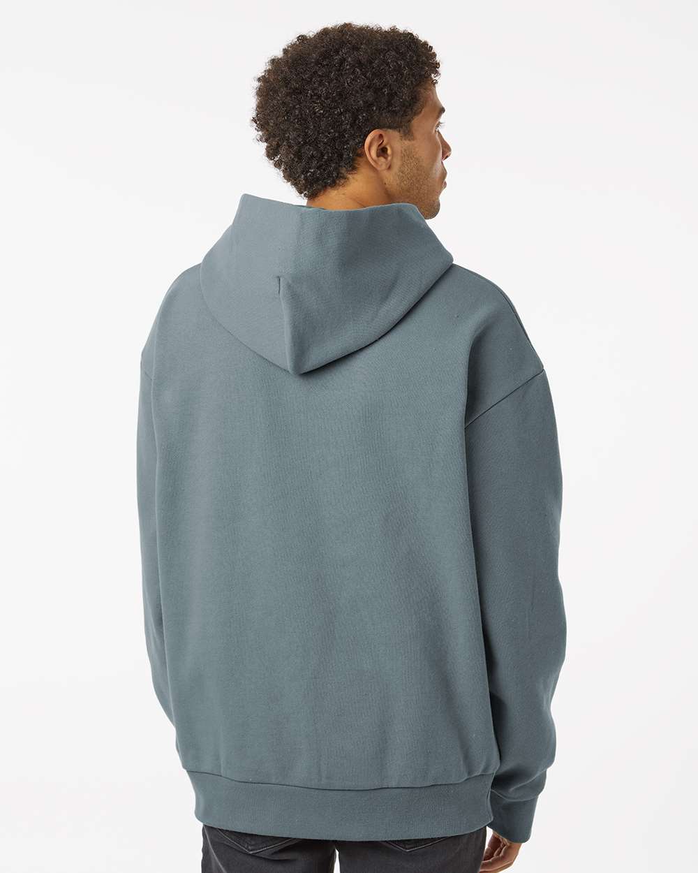 Unisex Mainstreet Hooded Sweatshirt - OnModelBack - B04176252 - Blue Magic