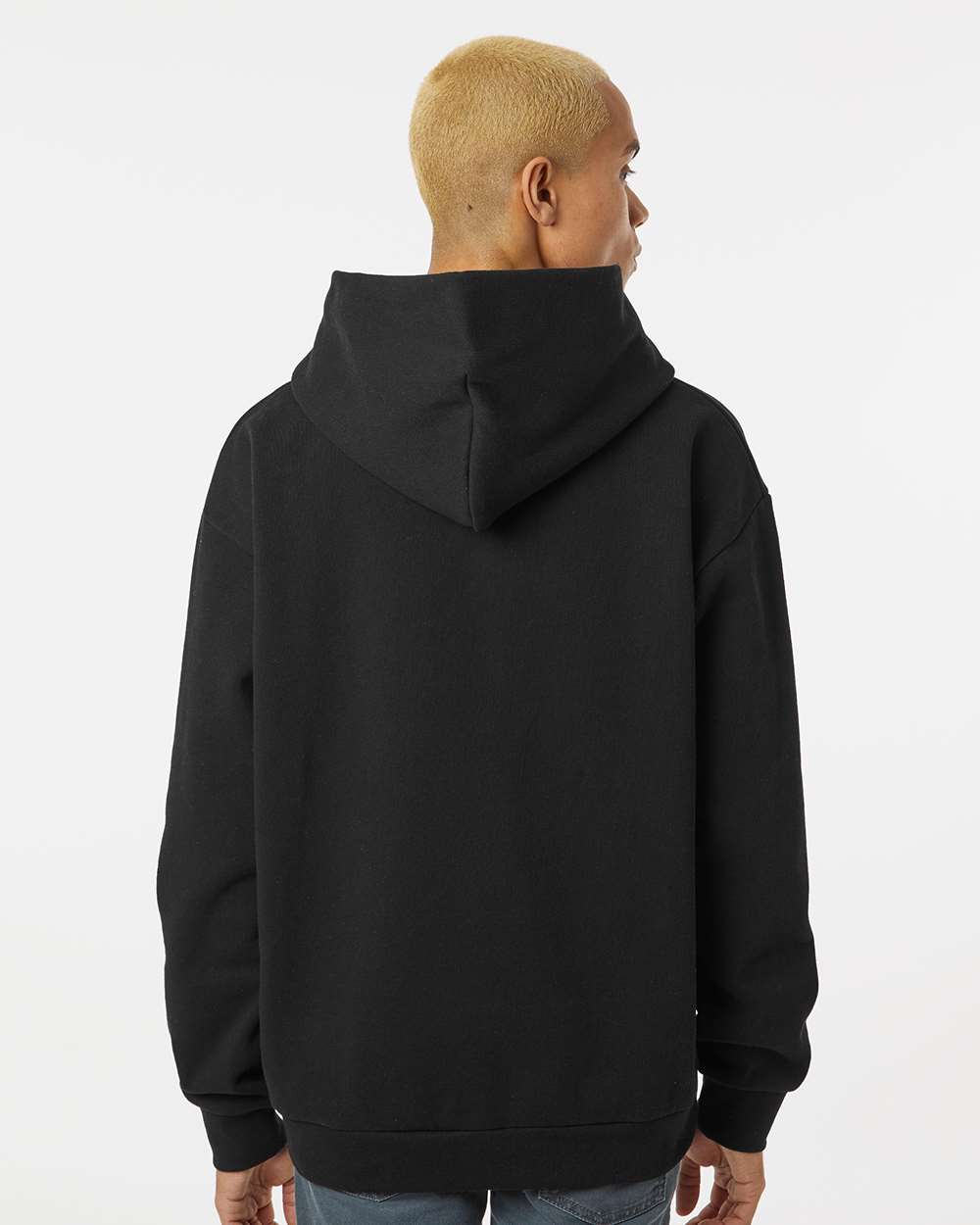 Unisex Mainstreet Hooded Sweatshirt - OnModelBack - B04176502 - Black