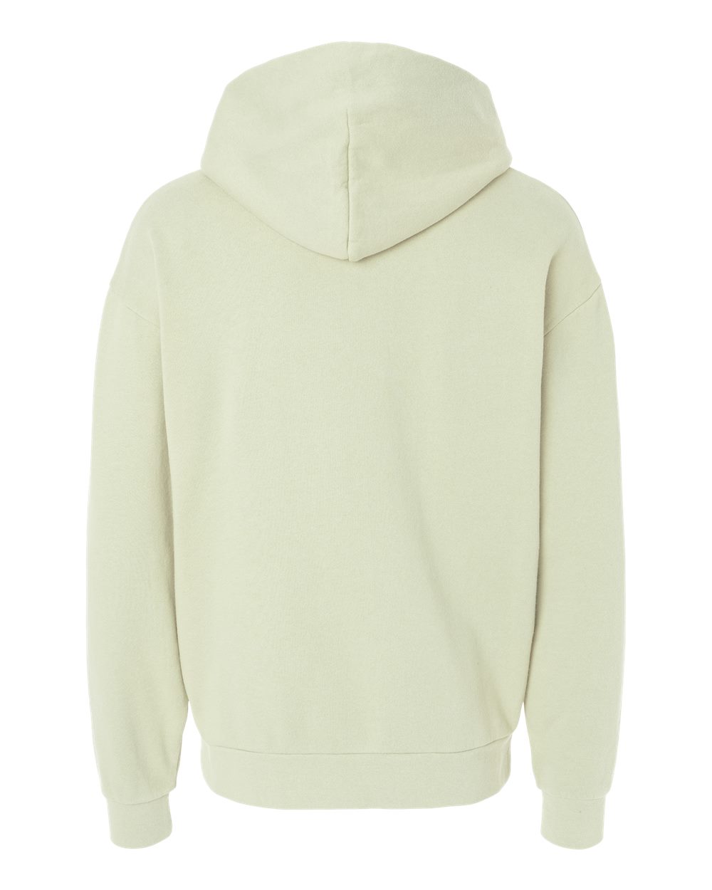 Unisex Avenue Hooded Sweatshirt - Back - B04276172 - Honey Dew
