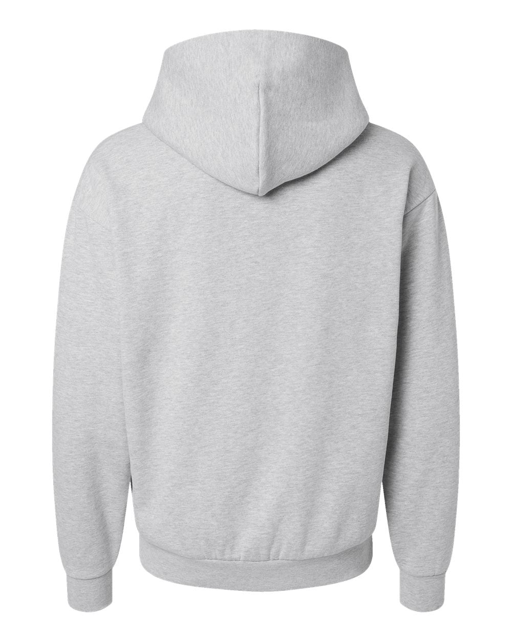 Unisex Avenue Hooded Sweatshirt - Back - B04276352 - Grey Heather
