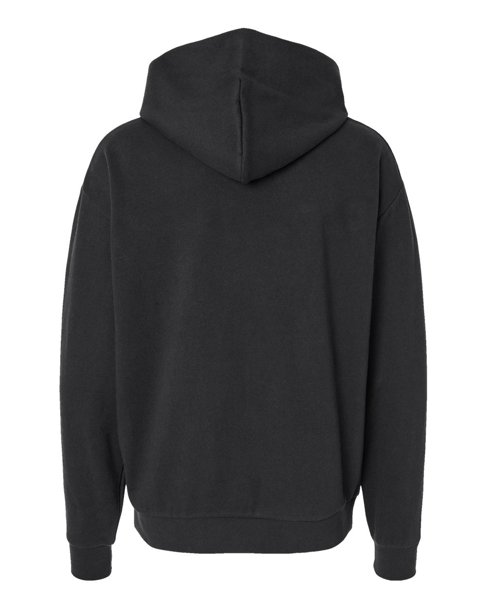 Unisex Avenue Hooded Sweatshirt - Back - B04276502 - Black