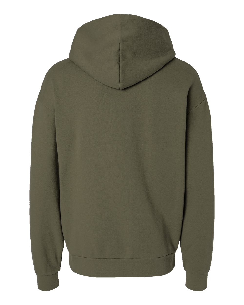 Unisex Avenue Hooded Sweatshirt - Back - B04276642 - Olive