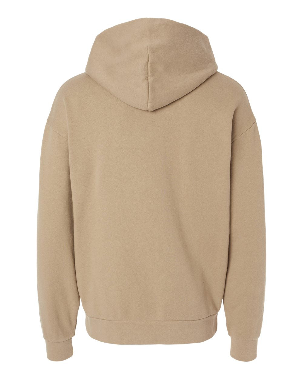 Unisex Avenue Hooded Sweatshirt - Back - B04276732 - Sandstone