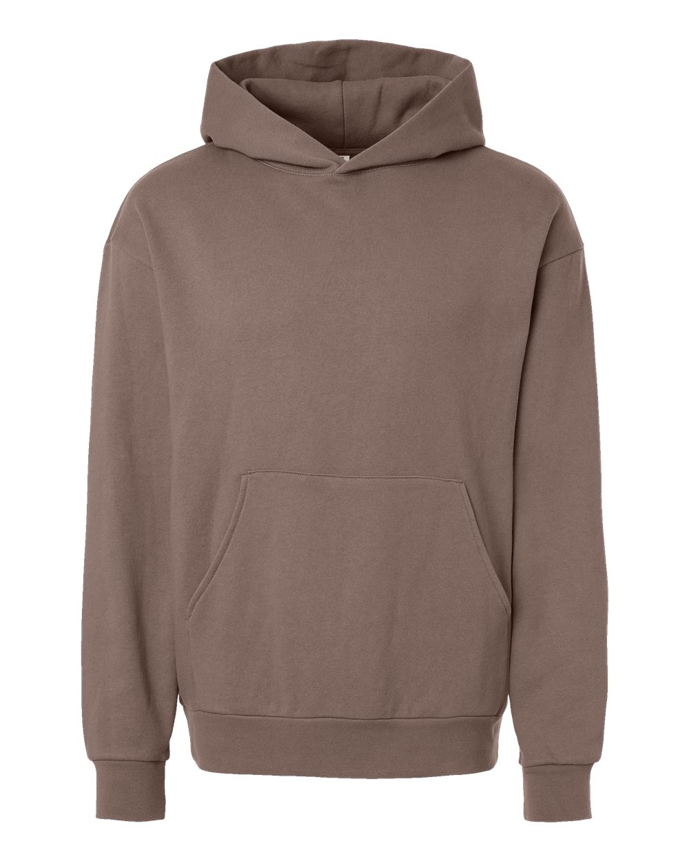 Unisex Avenue Hooded Sweatshirt - Front - B04276262 - Clay