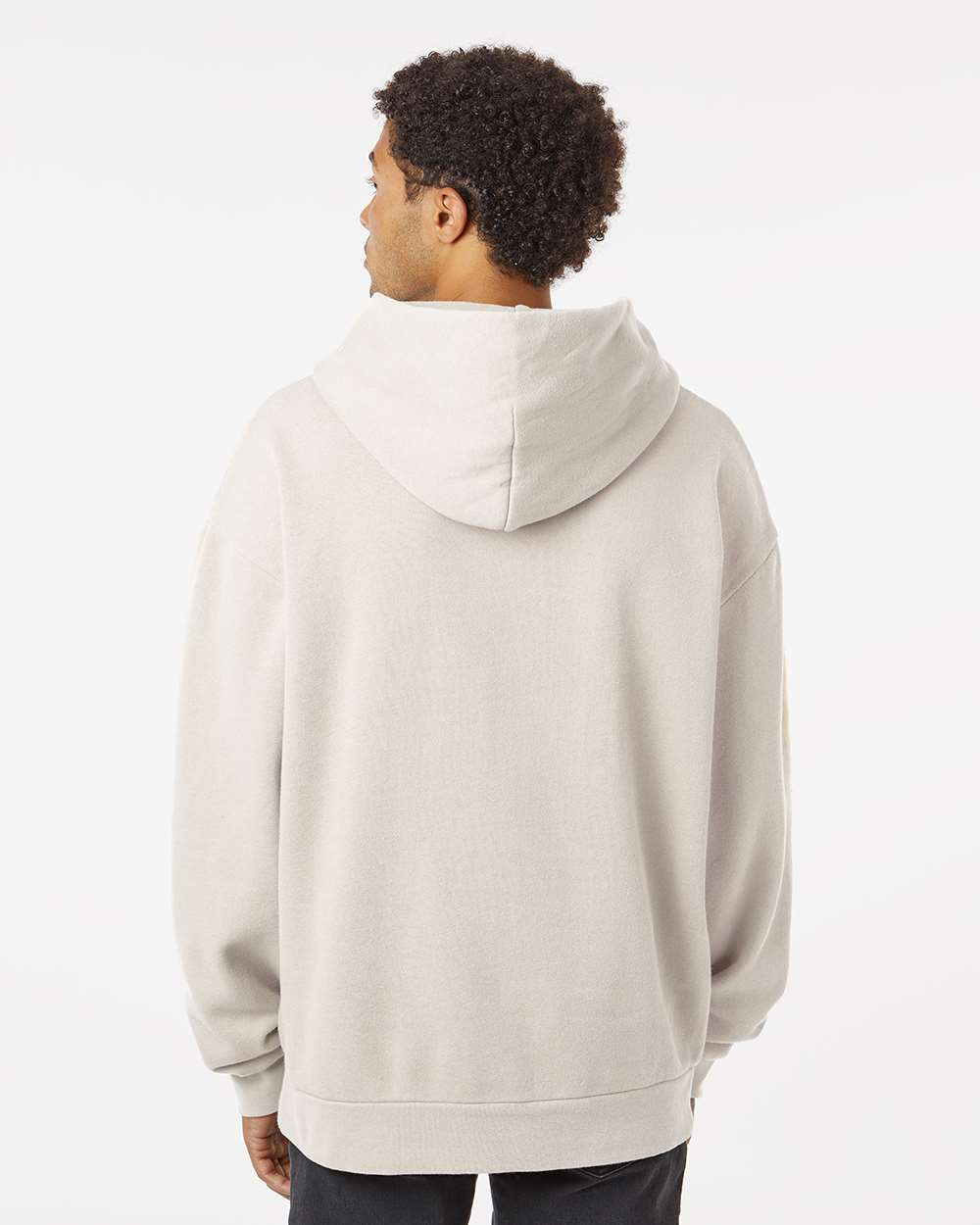 Unisex Avenue Hooded Sweatshirt - OnModelBack - B04276242 - Ivory