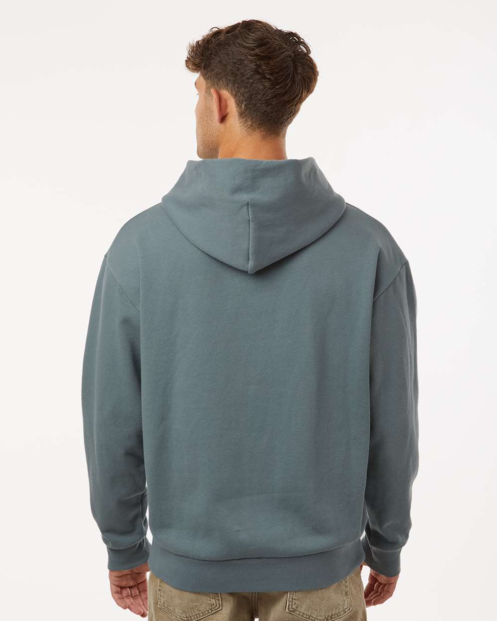 Unisex Avenue Hooded Sweatshirt - OnModelBack - B04276252 - Blue Magic
